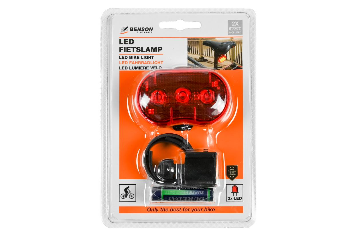 Benson Led Fietslamp Rood Achter 5
