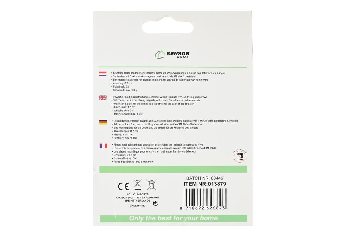 Benson Magneet Montageset voor Detectoren 5