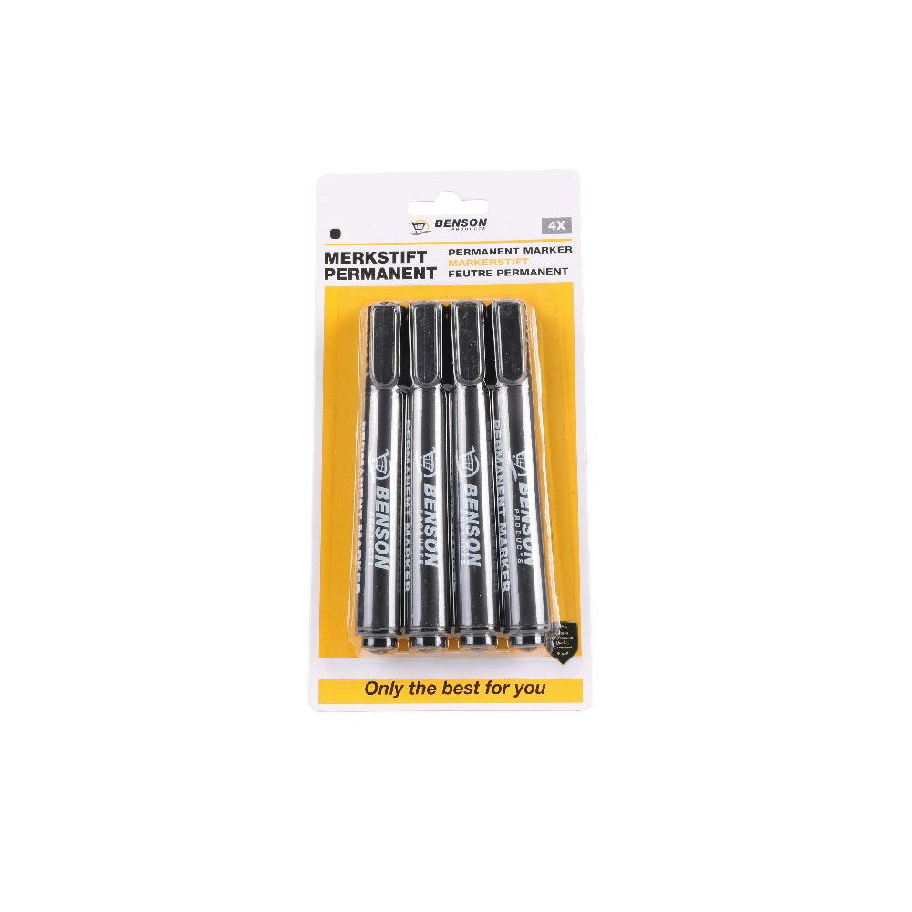 Benson Merkstift 6dlg Zwart Watervast
