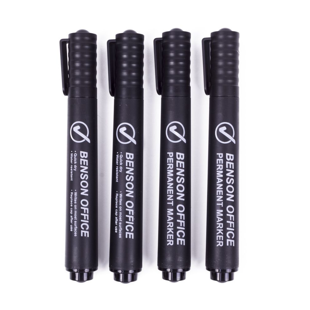 Benson Merkstift 6dlg Zwart Watervast 2