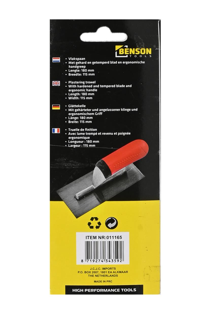 Benson Plakspaan 180 mm 3