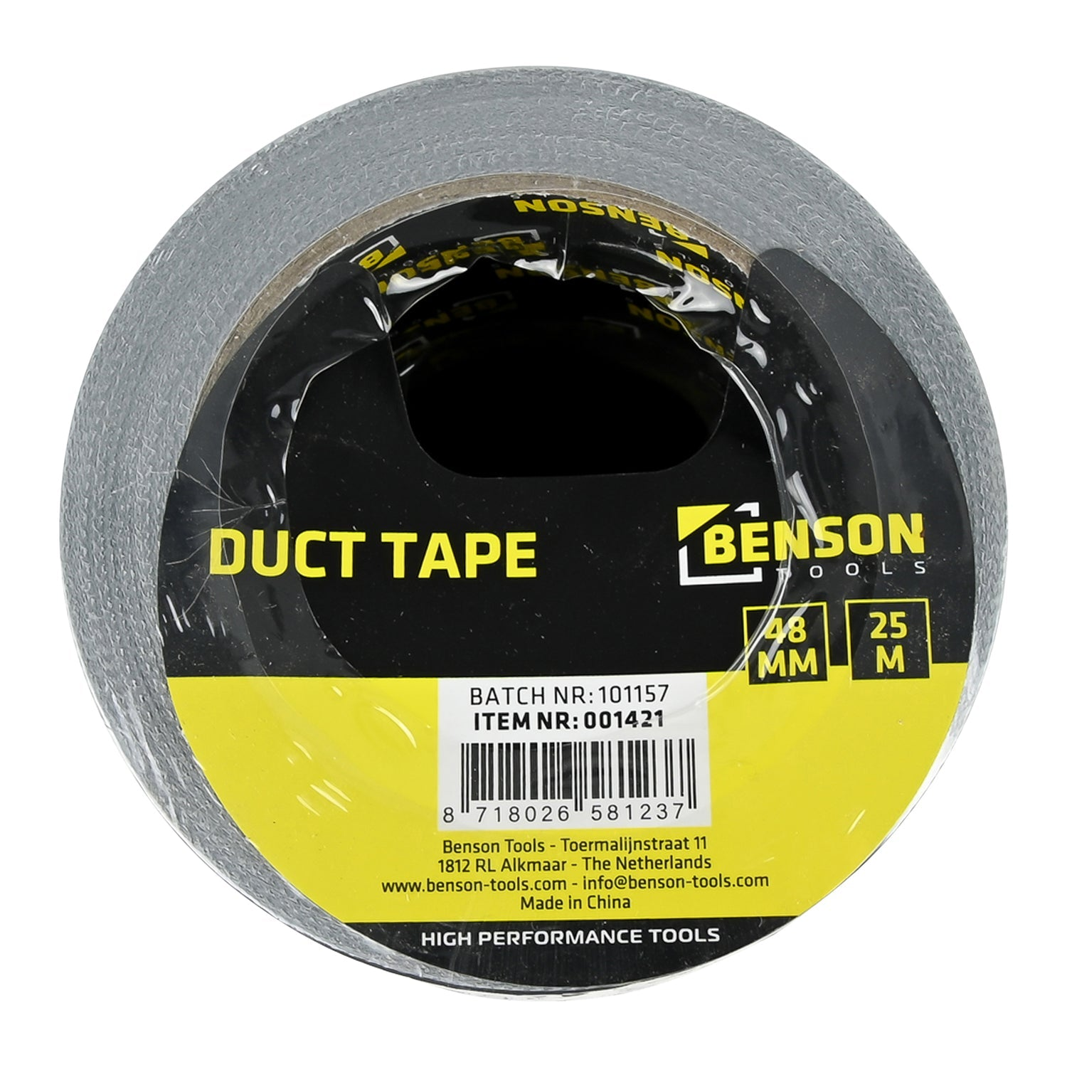 Benson Reparatietape 25mtr Space Grijs 3