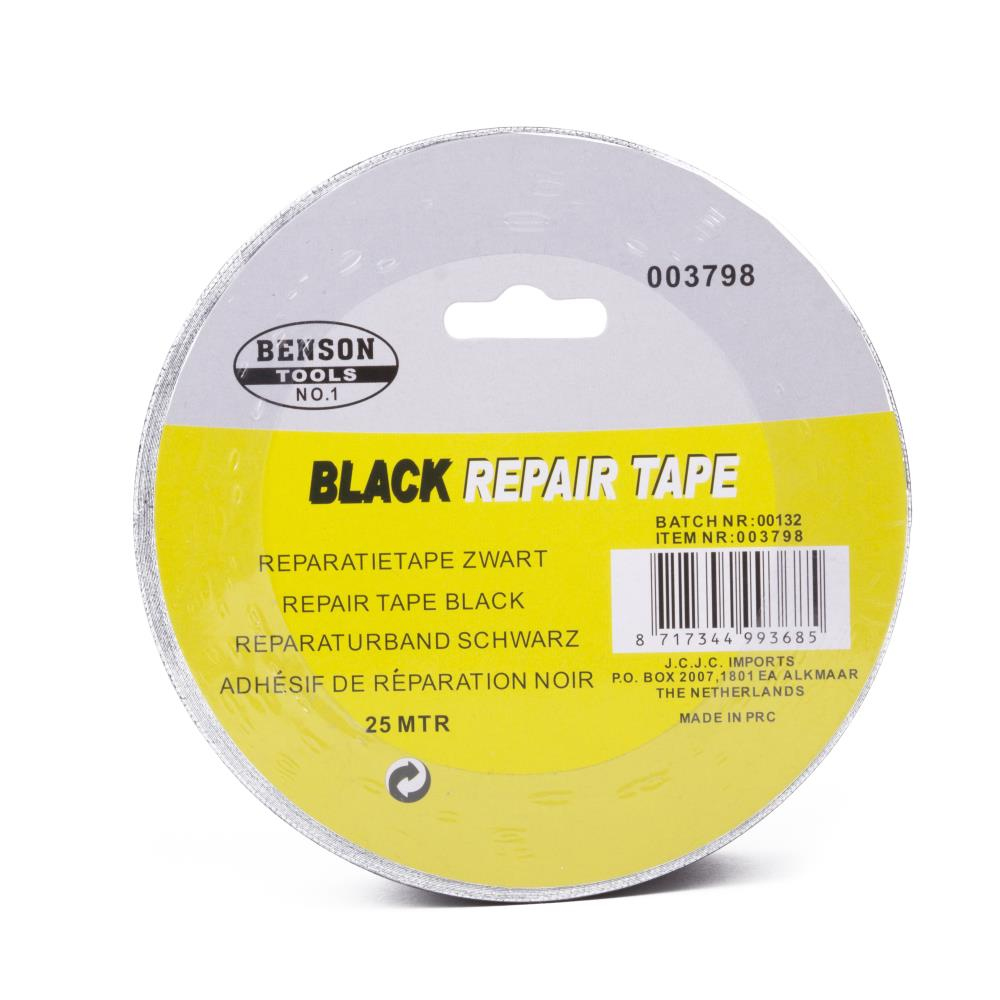 Benson Reparatietape 25mtr Space Zwart 2
