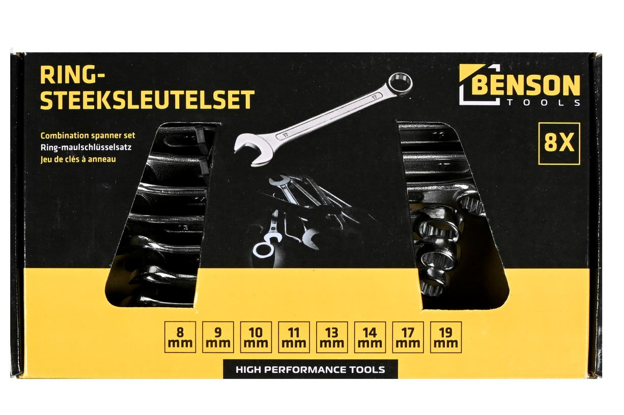 Benson Ring/steeksleutel Set 8dlg 2