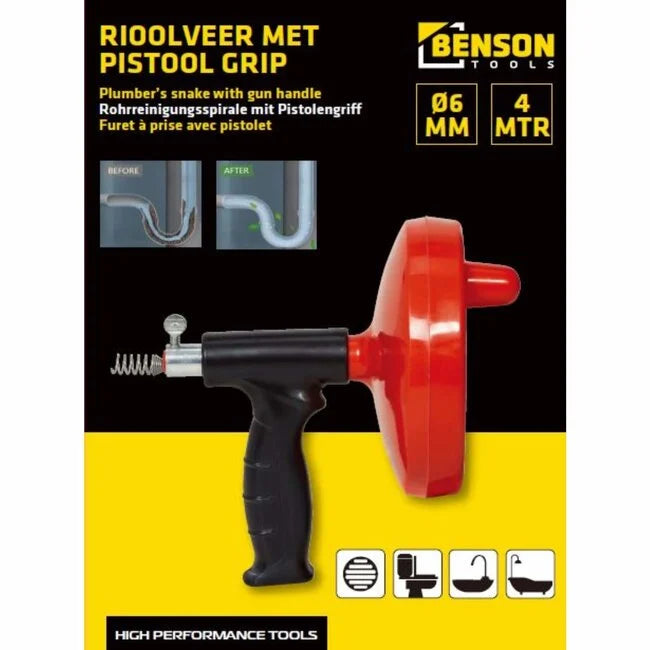 Benson Rioolveer Pistool 4mt 2