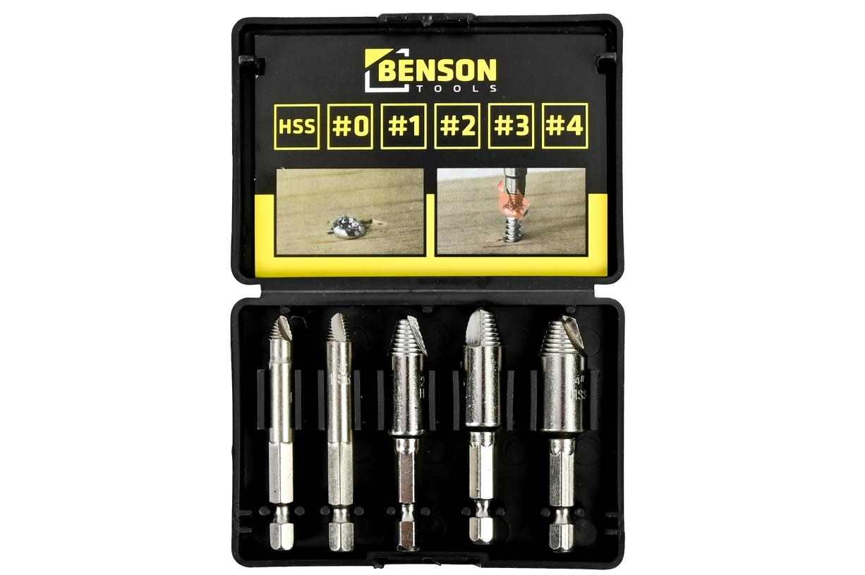 Benson Schroef Verwijderset 5dlg 2