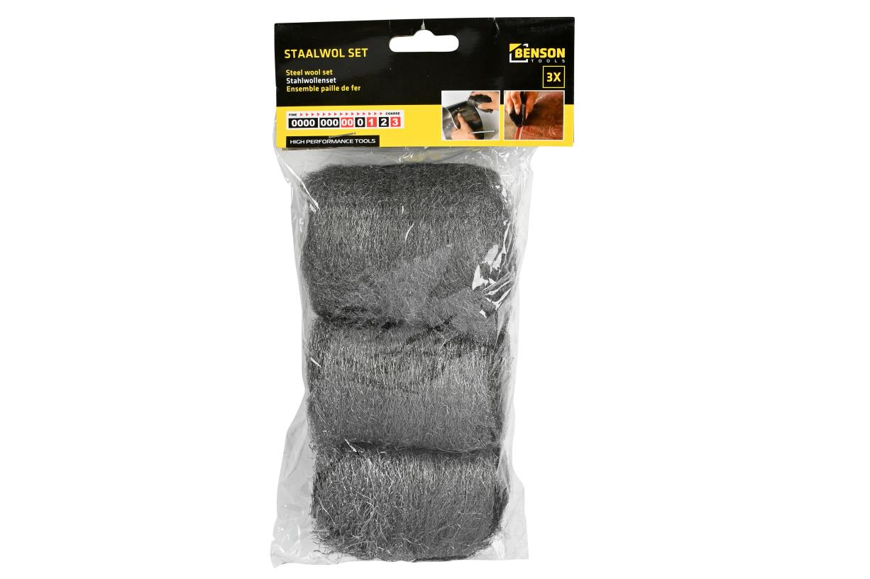 Benson Staalwol Set 4