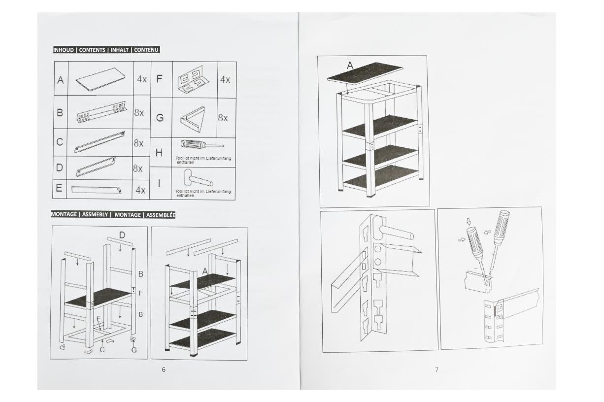Benson Stellingkast 160x80x40cm 4