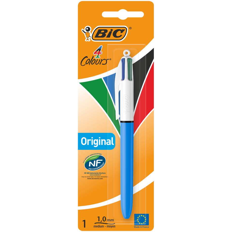 Bic Balpen 4st Div Kleur