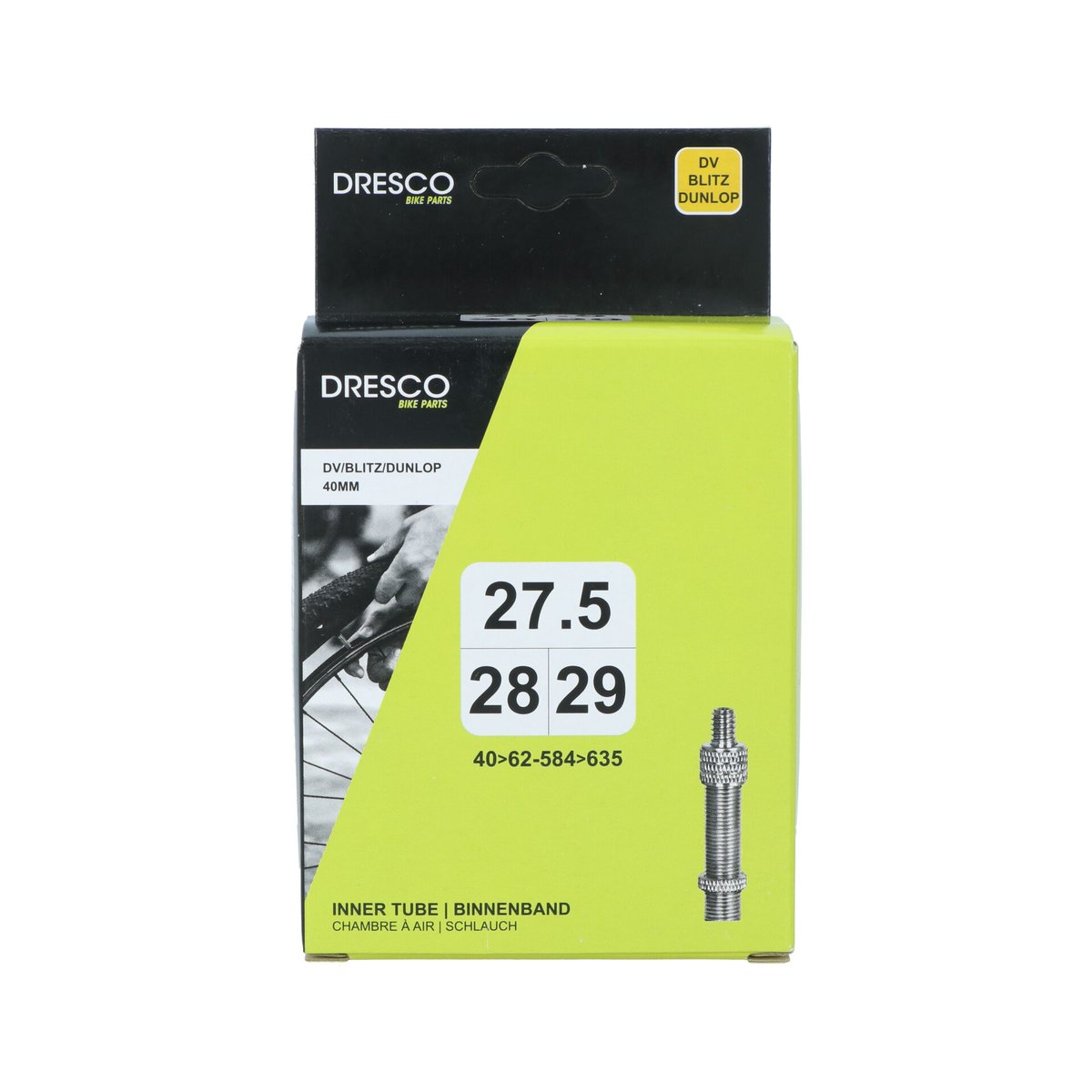 Binnenband 27.5/28/29 (40/62-584-635) Dunlop 40 mm