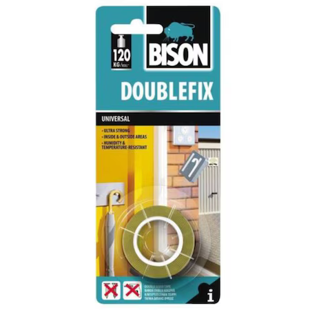 Bison Doublefix Universeel 1.5mx19mm