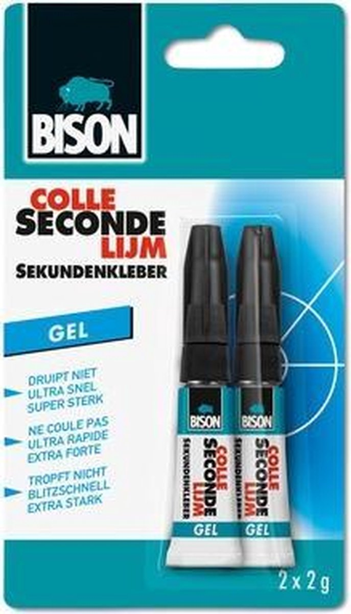 Bison Super Glue 2x2g 2