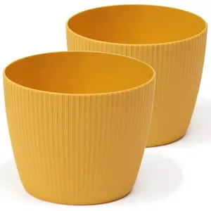 Bloempot D13.5 H11cm Jumper Mosterd 5