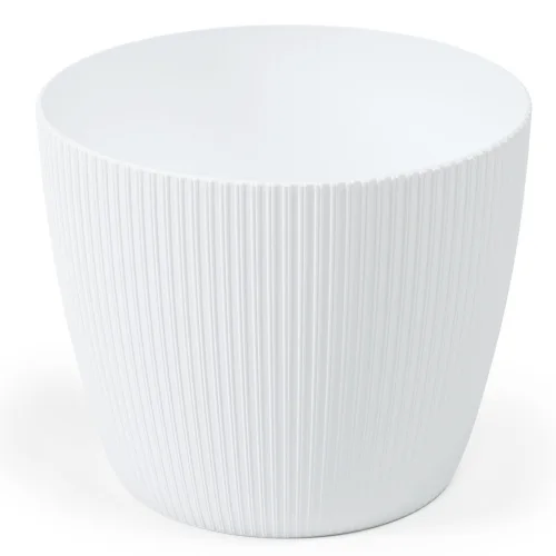 Bloempot D13.5 H11cm Jumper Wit