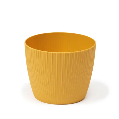 Bloempot D18 H15cm Jumper Mosterd