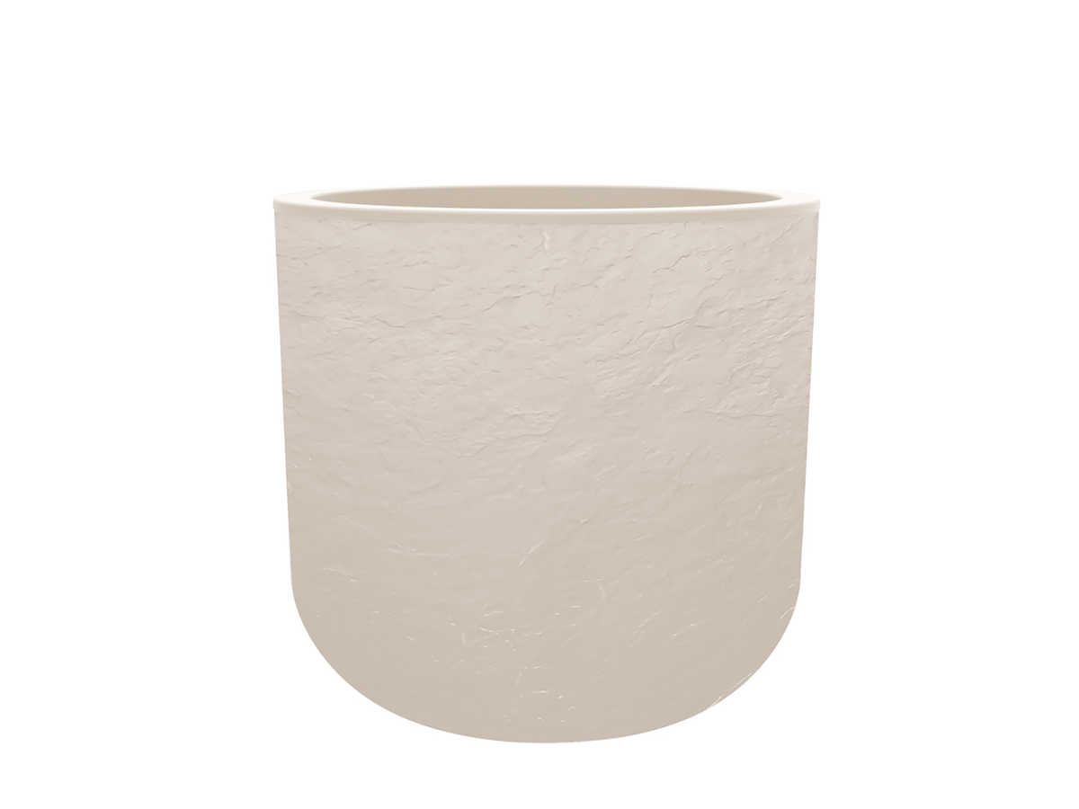 Bloempot Volcania 48.5 cm Beige Kalk