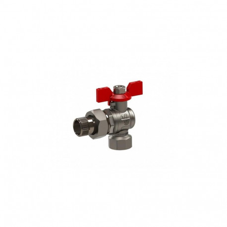 Bolkraan Haaks met Vlinder Rood 3/4mf