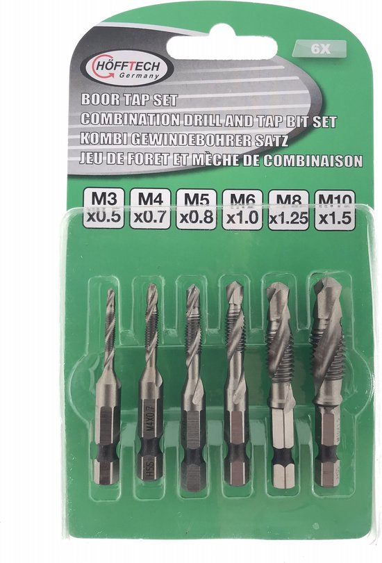 Boor Tap Set 6dlg 3
