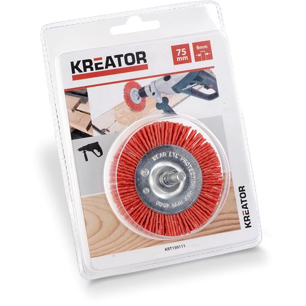 Borstel Rood 75 mm