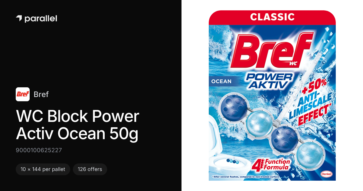 Bref Wc Blok Ocean 50 g