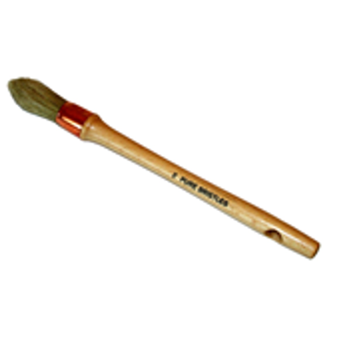 Brosse a Rechampir 25 mm, Manche Bois