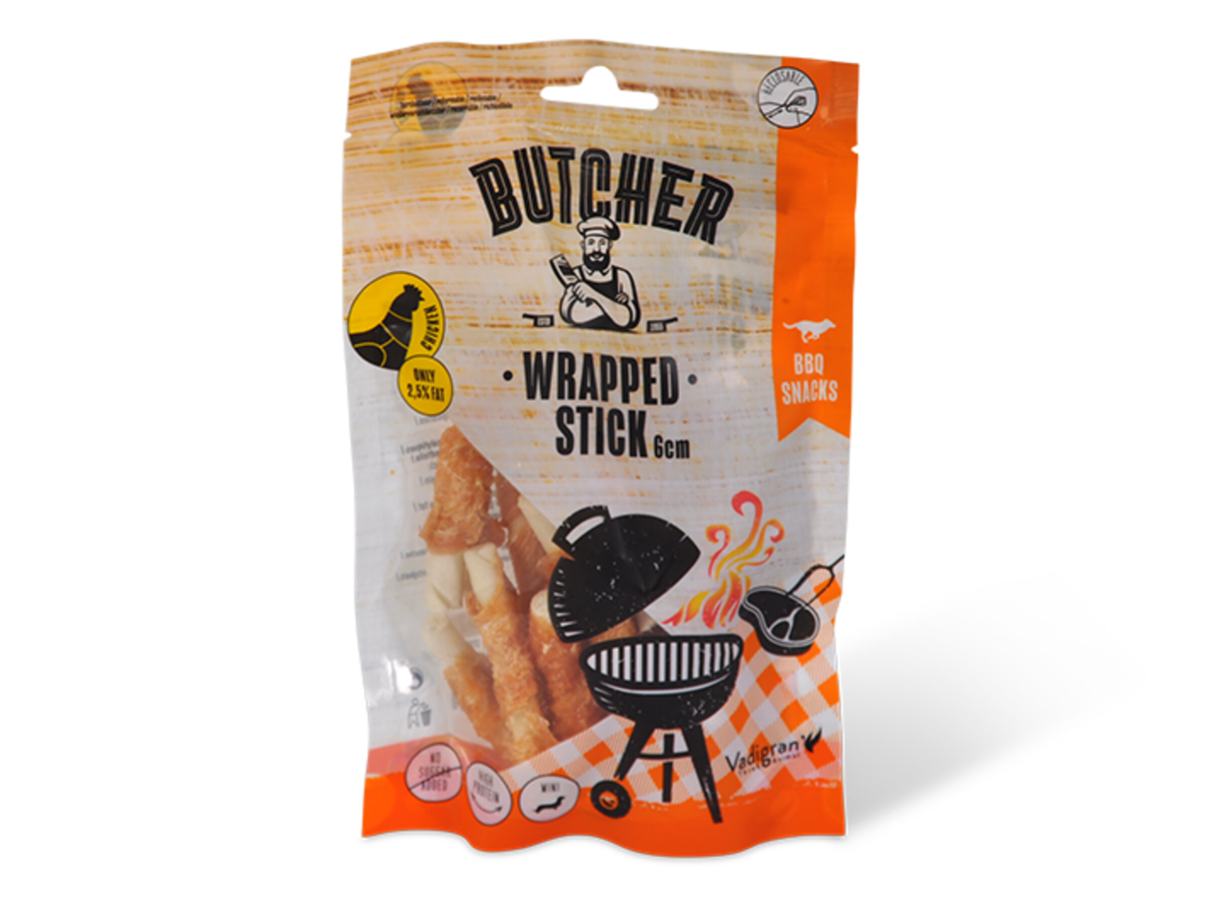 Butcher Chicken Wrapped Stick 6 cm 70 g Mini 2