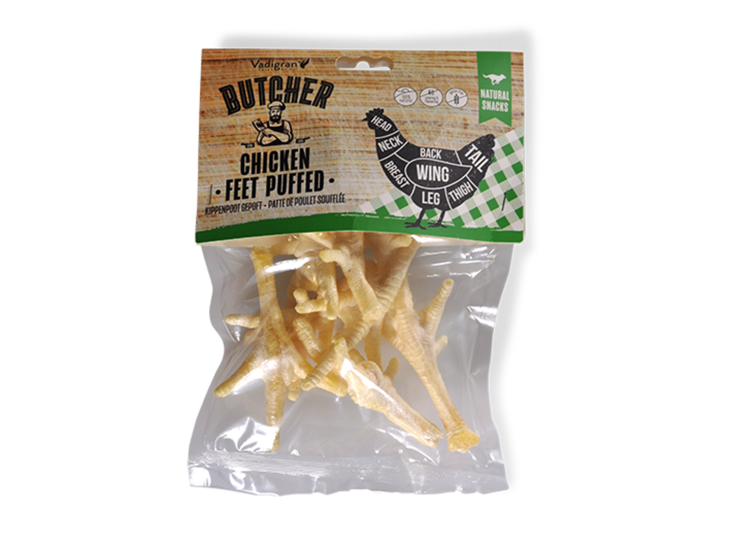 Butcher Kippenpoot Gepoft 80 g 2