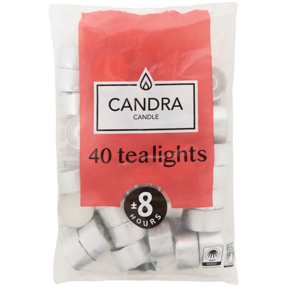 Candra Theelichten 40st 8 Branduren 2