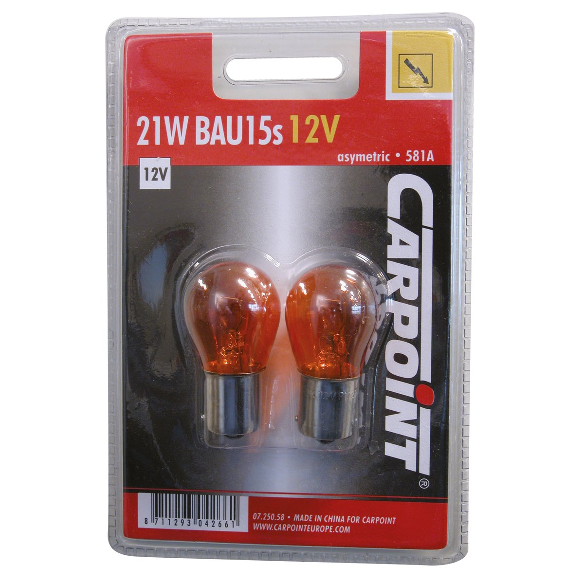 Carpoint Autolamp Py21w Bau15s Oranje 2st 2