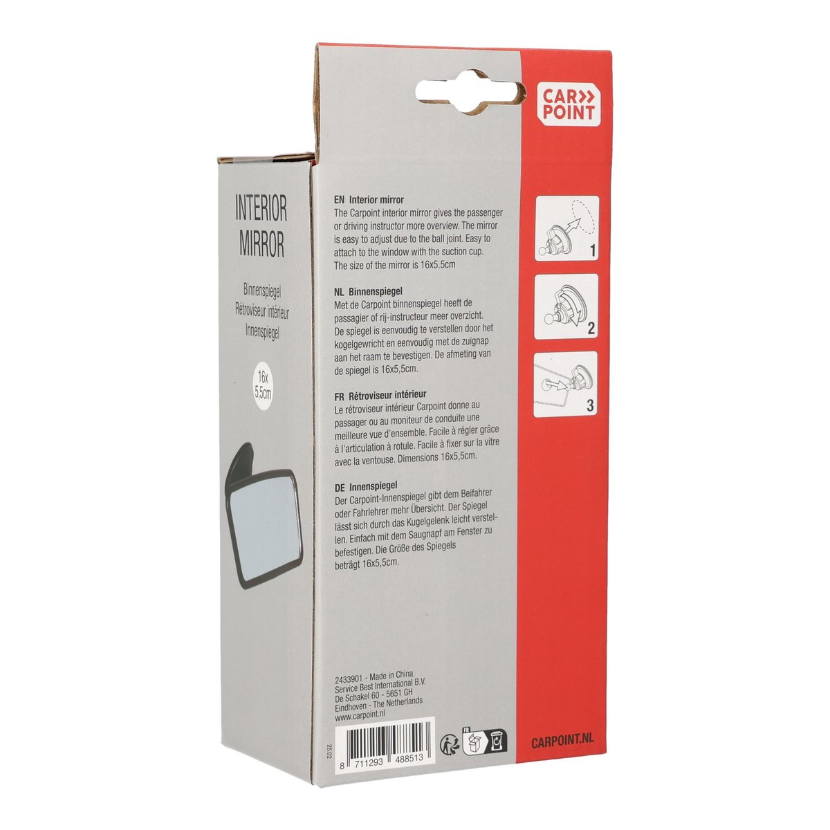Carpoint Binnenspiegel Zuignap 7