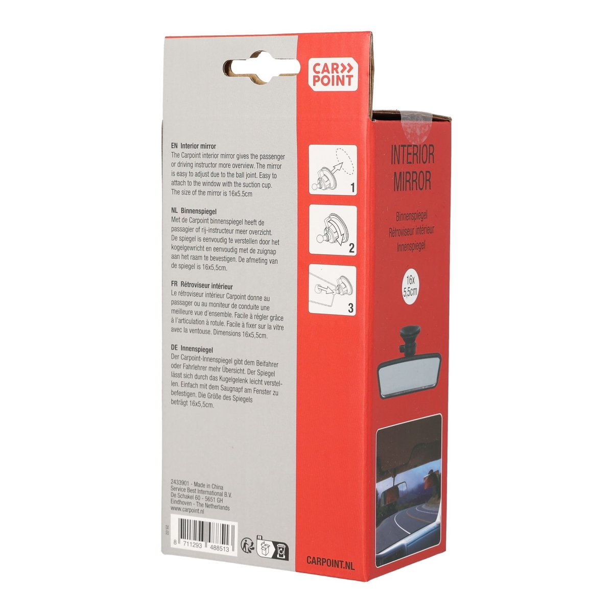 Carpoint Binnenspiegel Zuignap 8