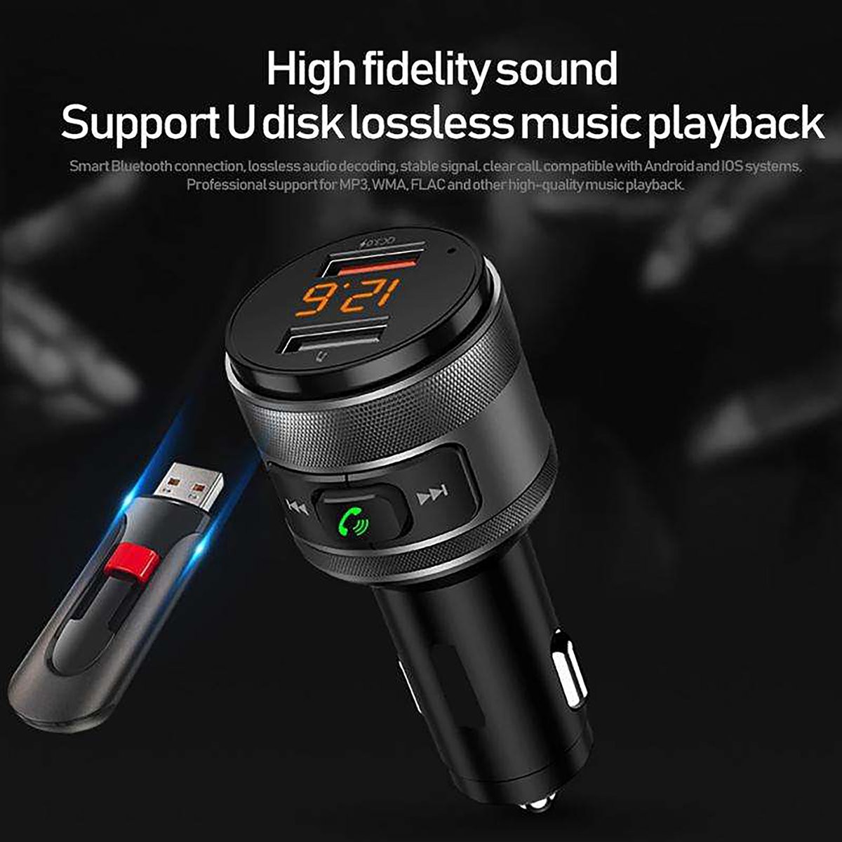 Carpoint Bluetooth Fm Transmitter Auto 2