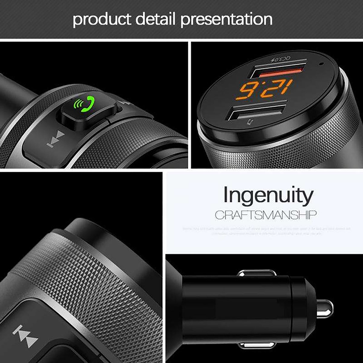 Carpoint Bluetooth Fm Transmitter Auto 4