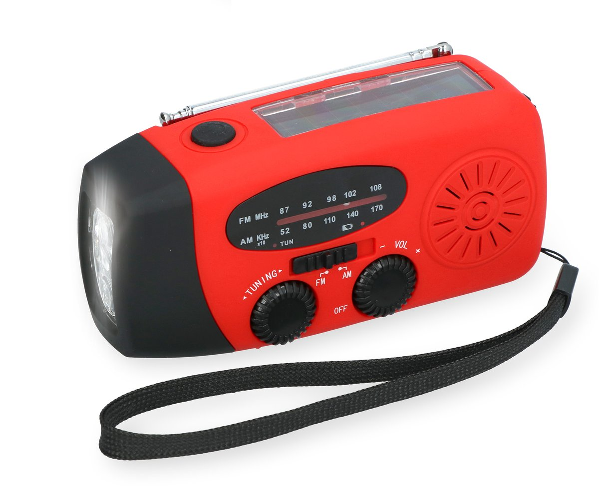 Carpoint Draagbare Noodradio Zaklamp/powerbank