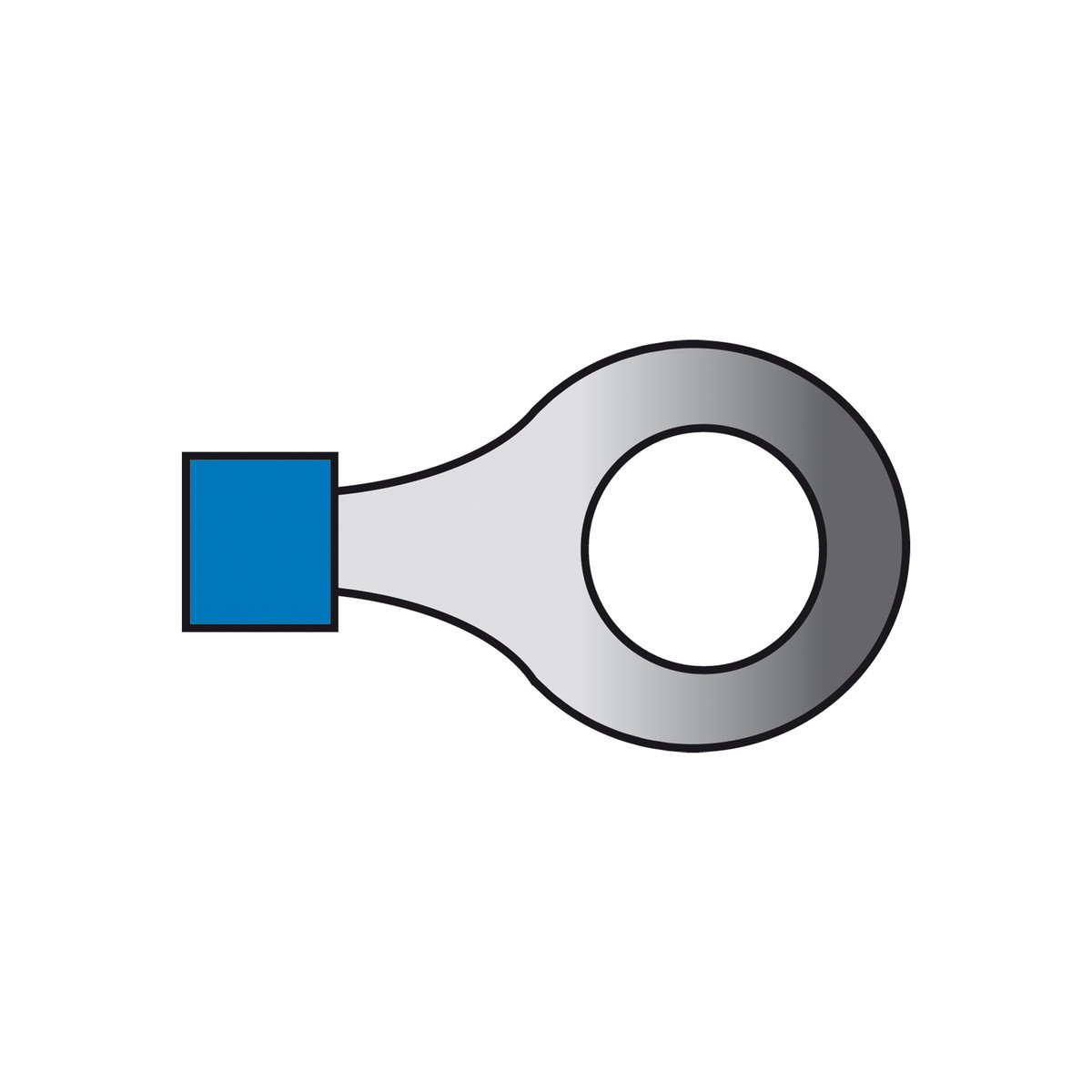 Carpoint Kabelschoen Ring 560 M6 Blauw 2
