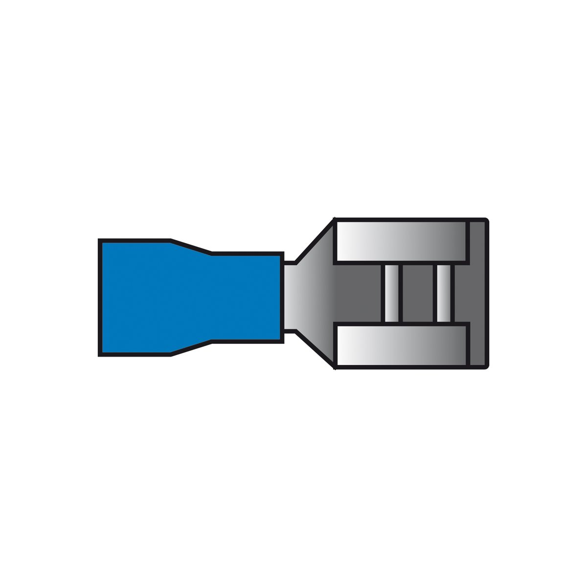 Carpoint Kabelschoen Vlak 542 M6 Blauw 2