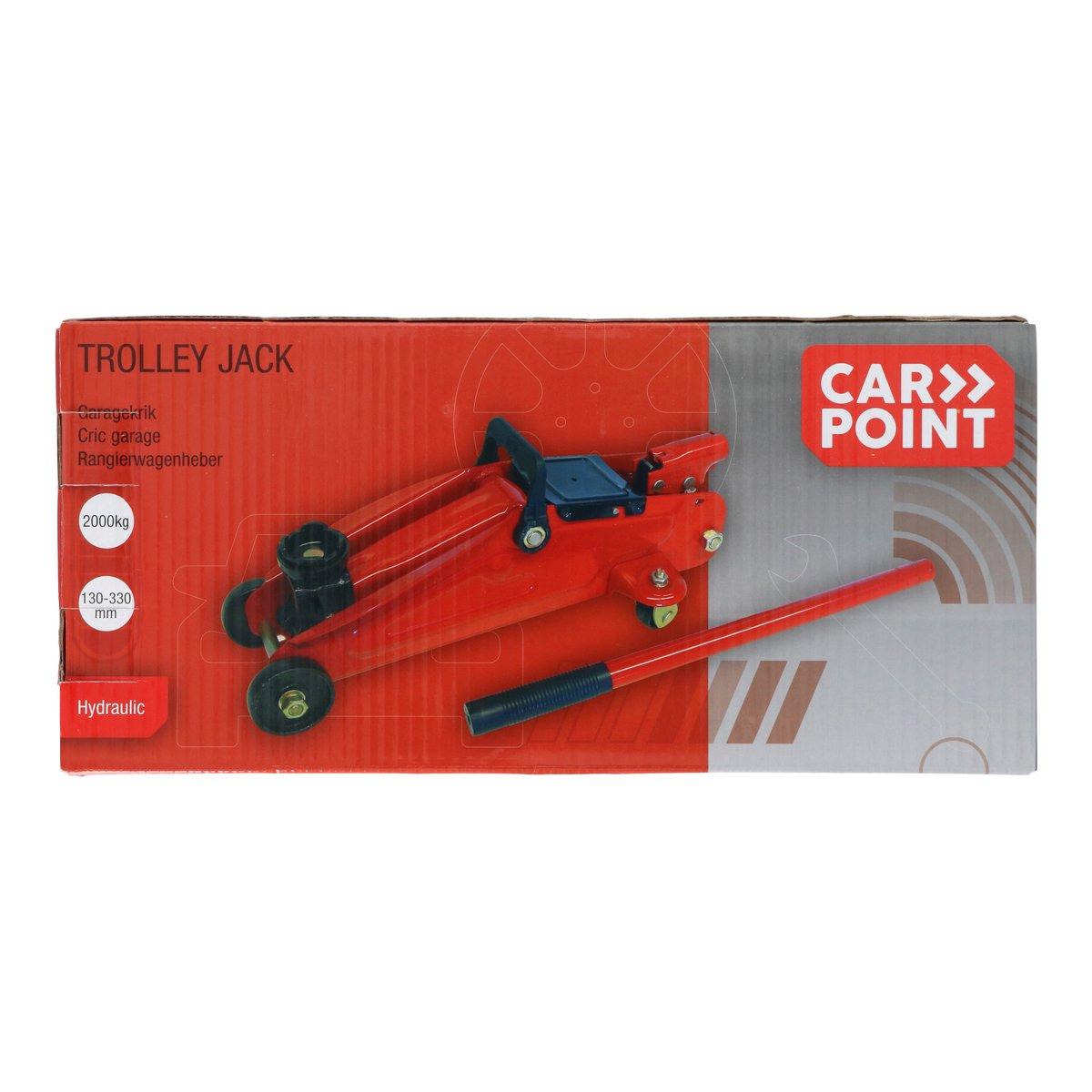 Carpoint Krik Verrijdbaar Hydraulisch Metaal 2.000 kg 2