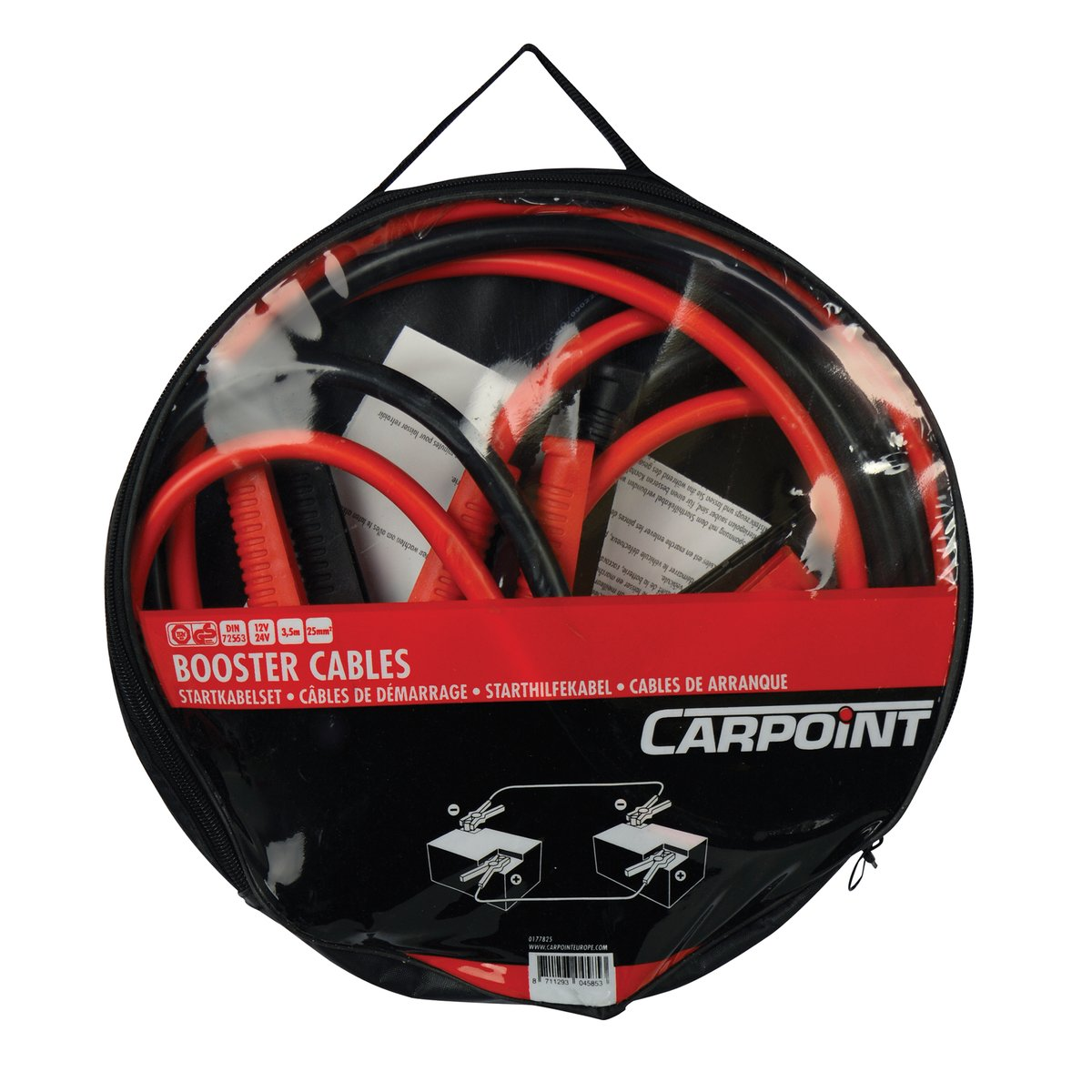 Carpoint Startkabelset 25 mm² Tuv/gs/din 3