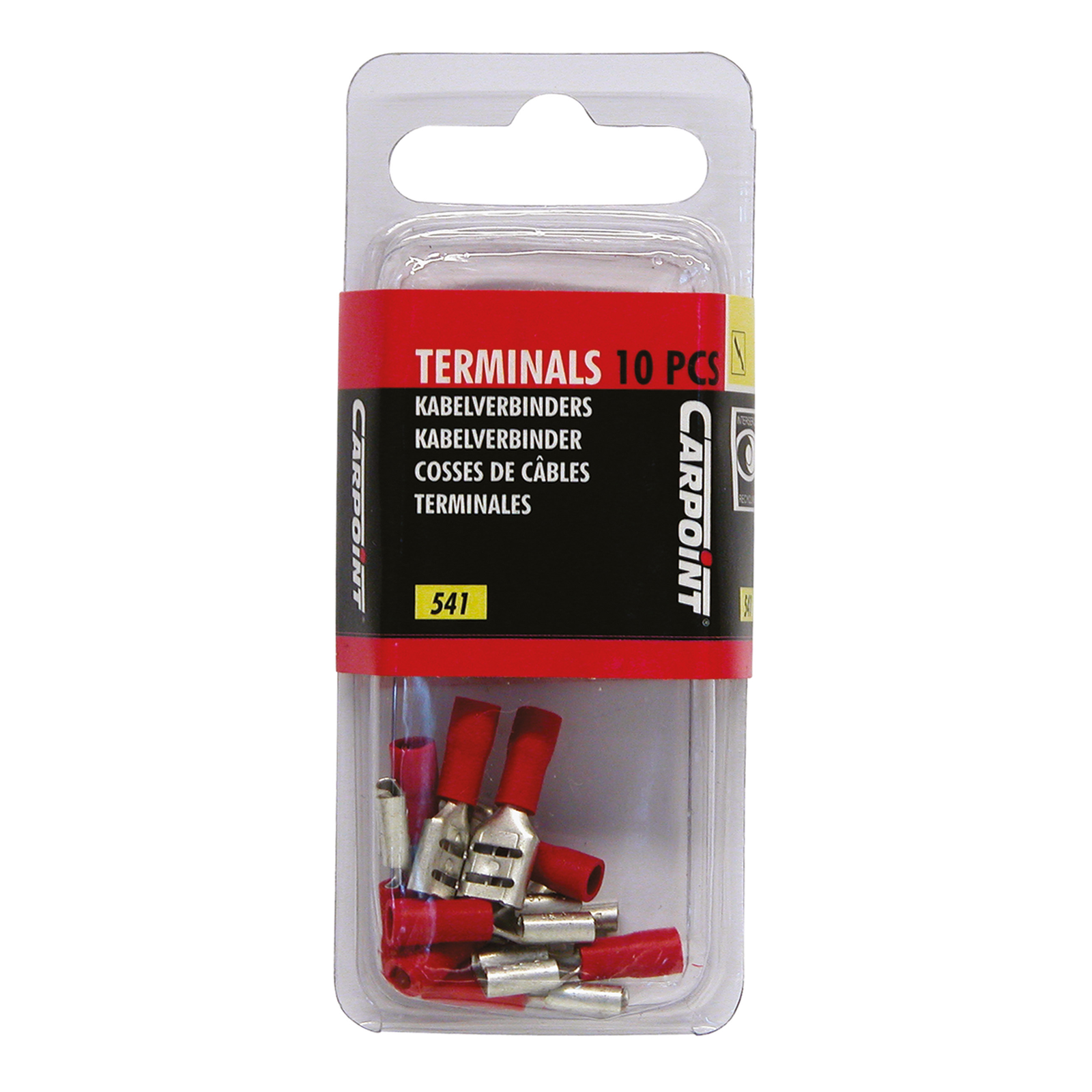 Carpoint Vlakstekkerhuls 541 Rood 6.3x0.8mm 2
