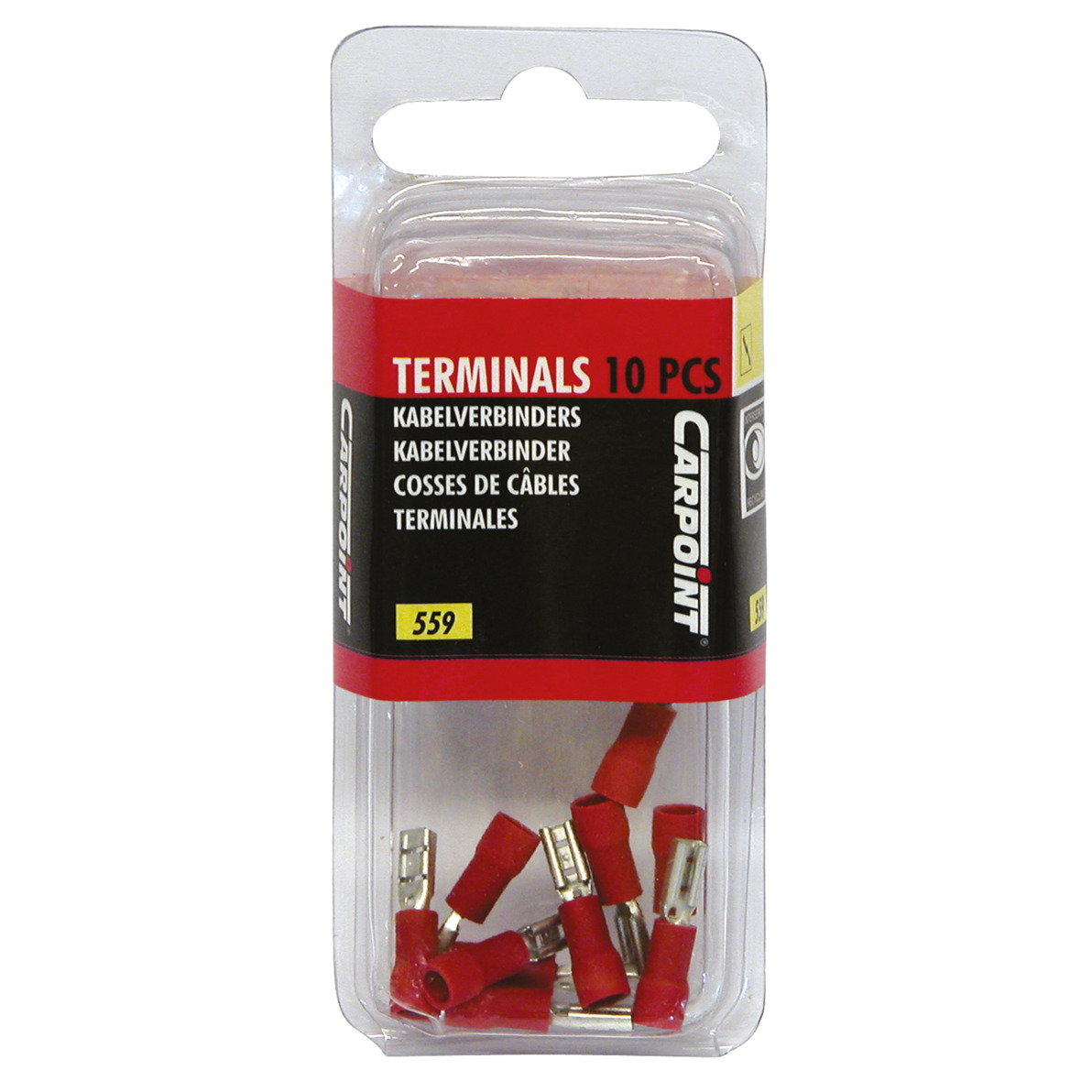 Carpoint Vlakstekkerhuls 559 Rood 2.8x0.5mm 2