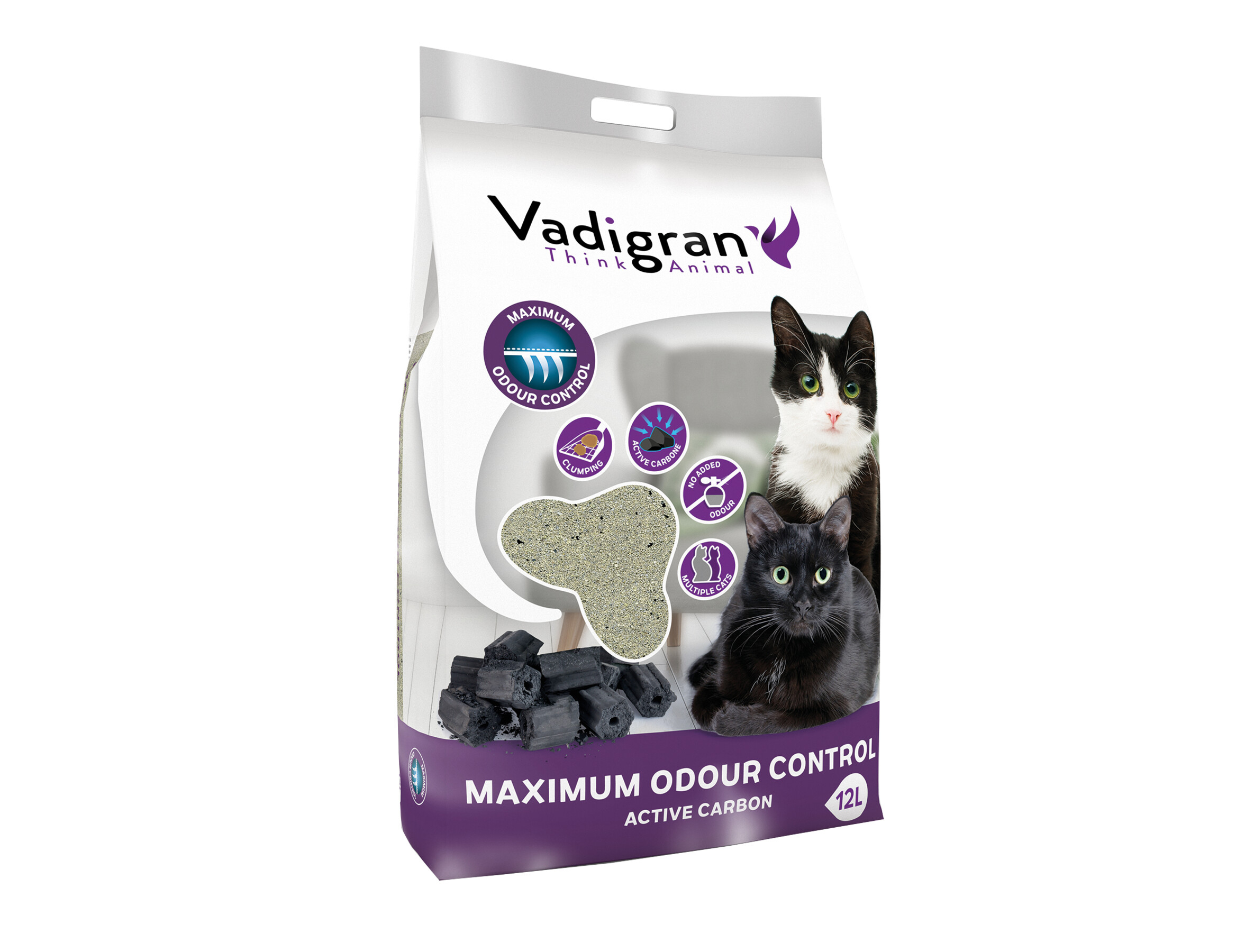 Cat Litter Bentonite Maximum Odour Control 12 kg