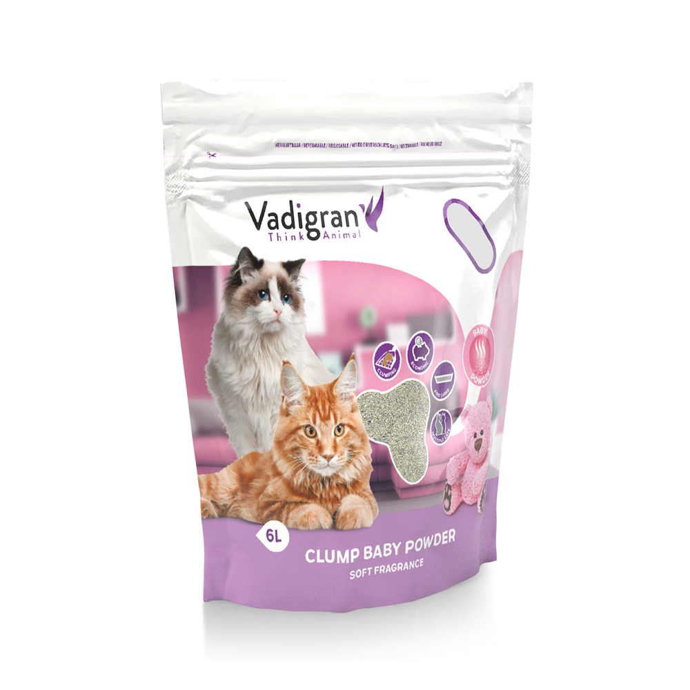 Cat Litter Clump Babypowder 6 kg