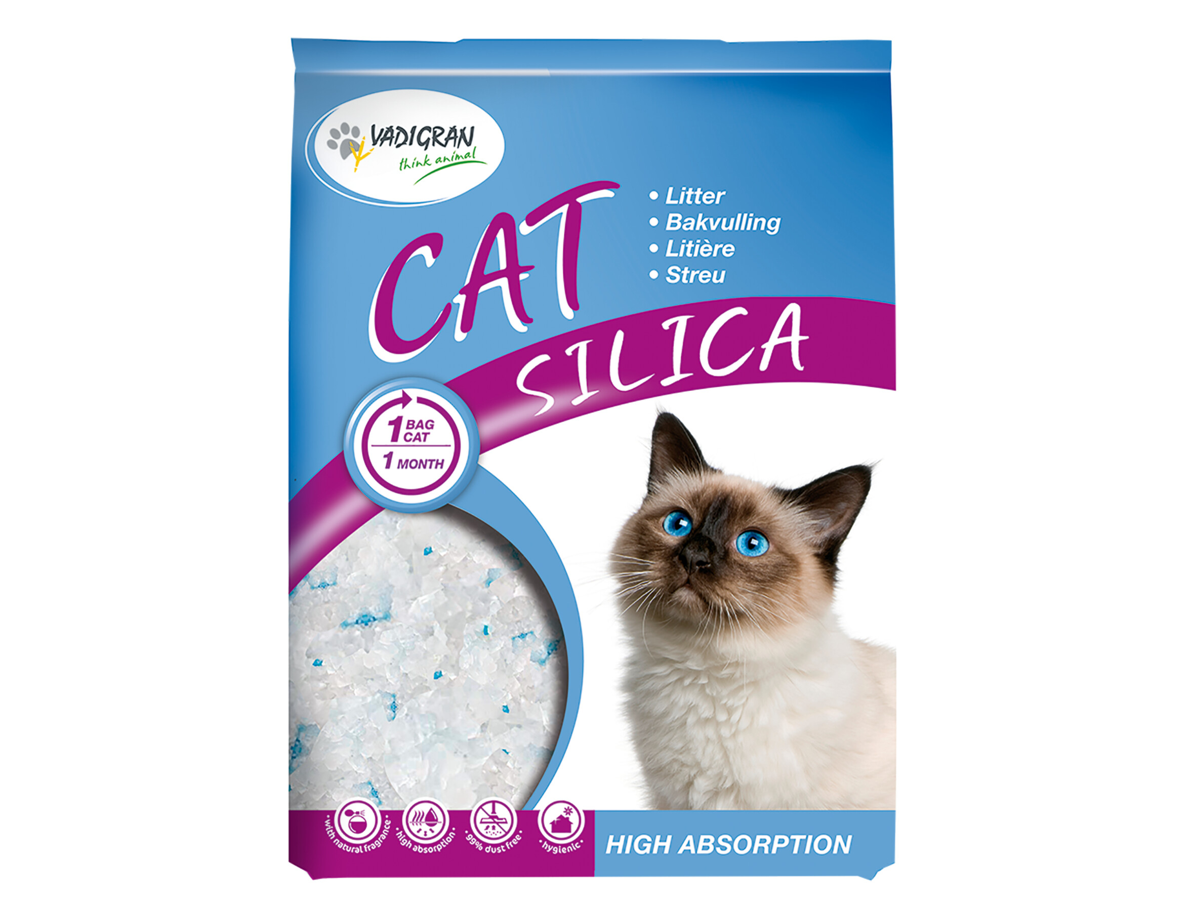 Cat Litter Silica 7,50 kg-16 l