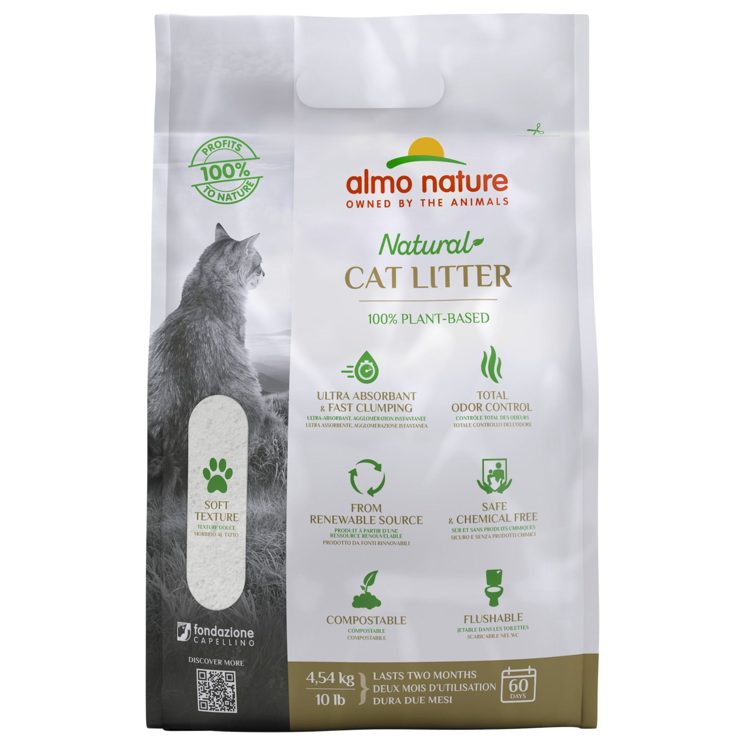 Cat Littter 4.54 kg Almo Natuur