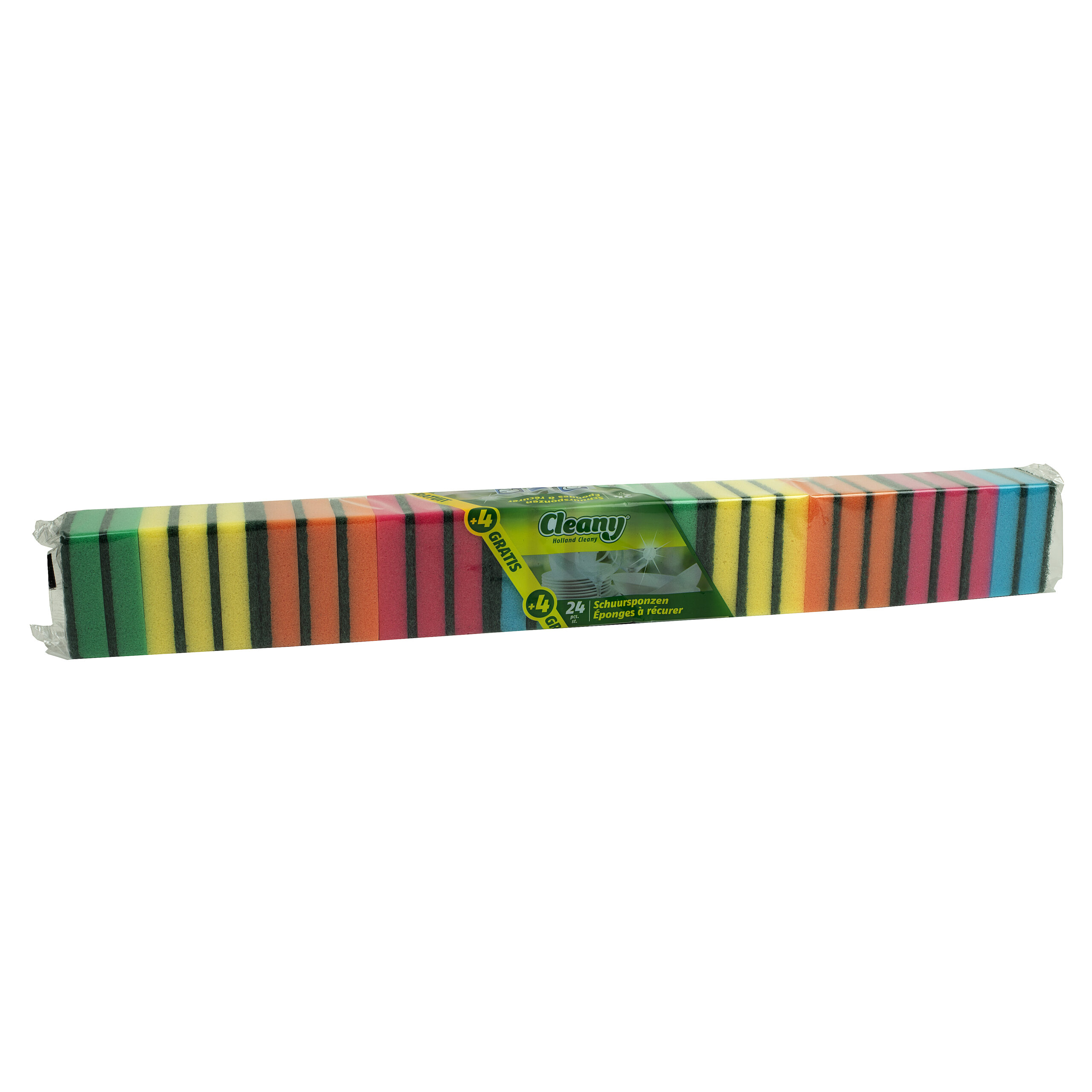 Cleany Schuursponzen 24+4 Gratis 2