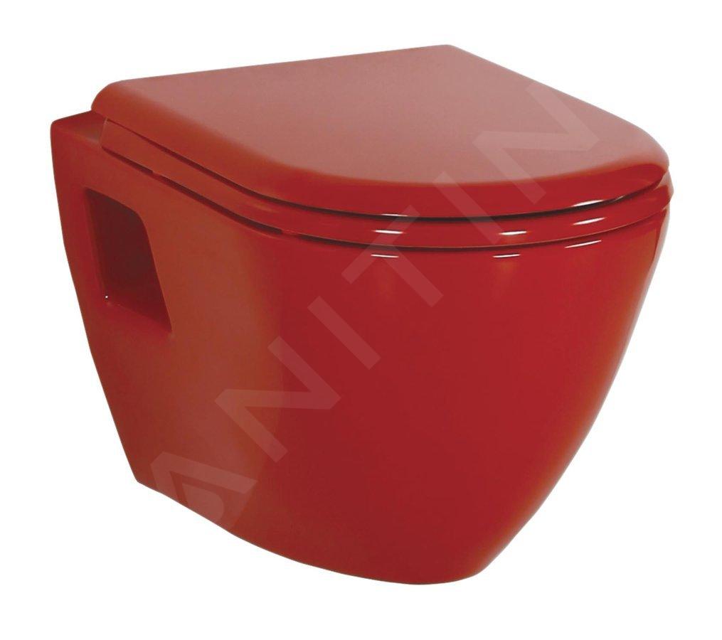 Creavit Design Ophang Wc Rood Tp325.701