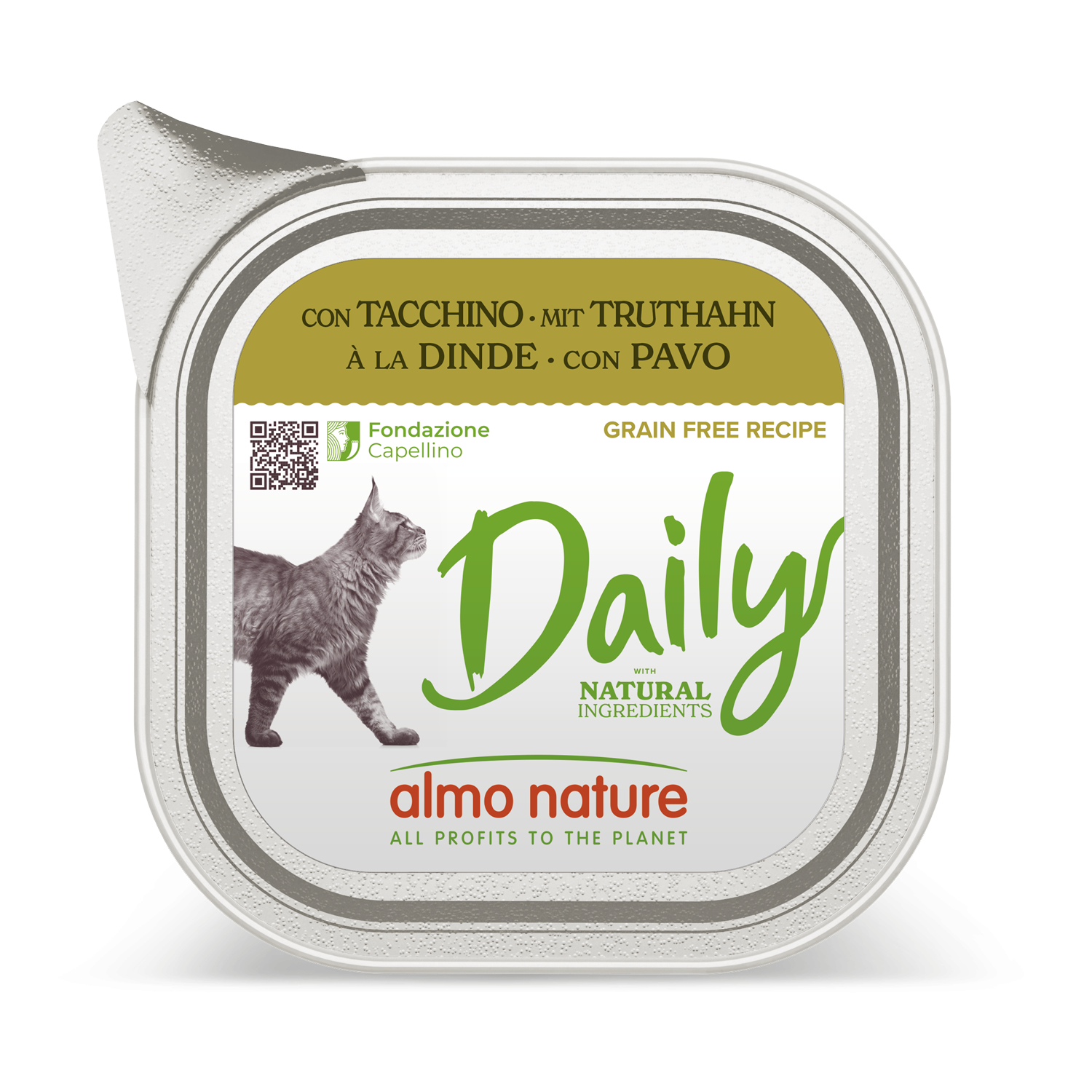 Daily Cats 100 g met Kalkoen