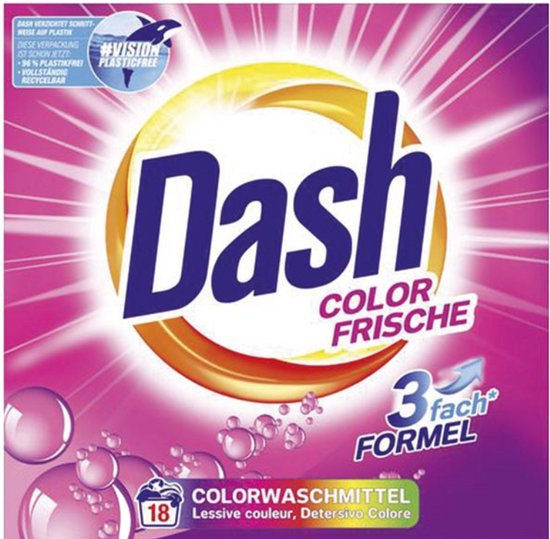 Dash - Wasmiddel - Waspoeder - Color Frische - 18wb/1.17kg