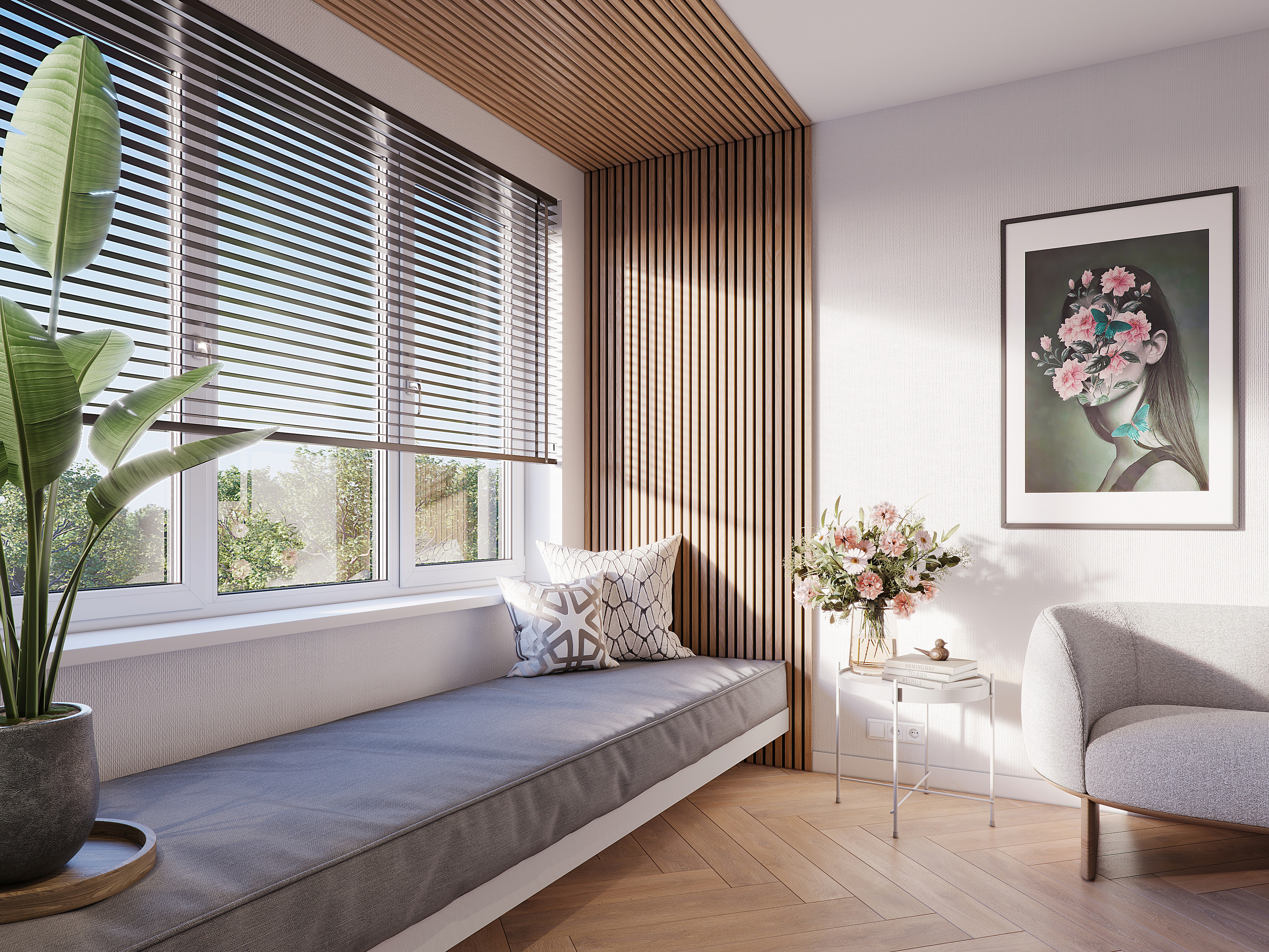 Decowal Acoustic Brons Eik 260x30cm 2stuk 2
