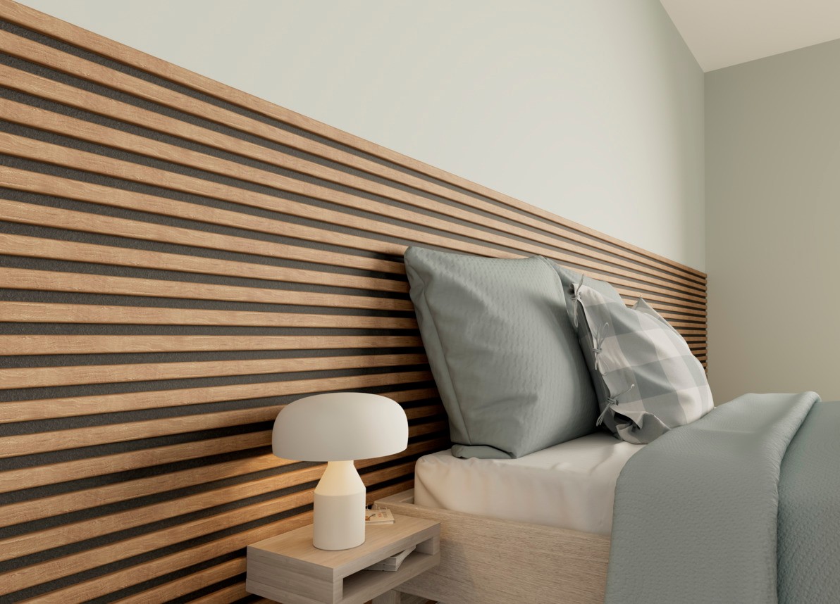 Decowal Acoustic Brons Eik 260x30cm 2stuk